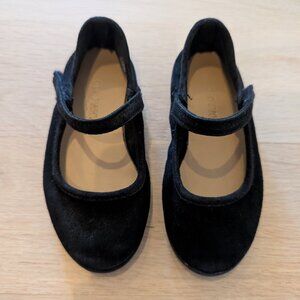 Old Navy Toddler Girls Black Jack, Suede, Mary Jane Flats, Size 7